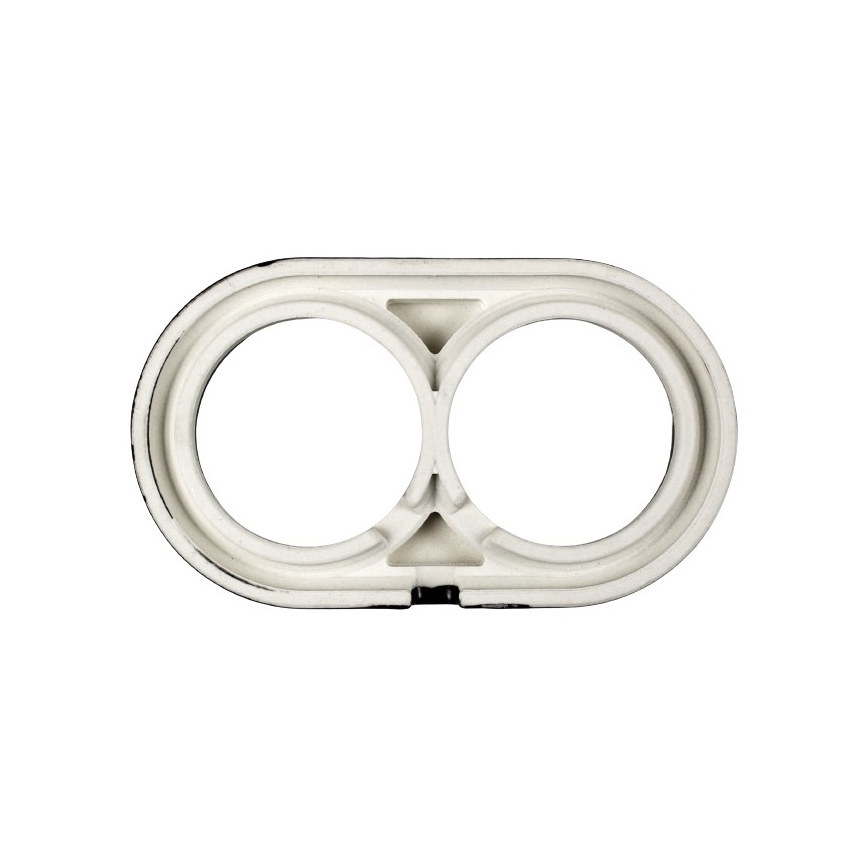 Elhard - Ceramic Retro Double Frame, Black