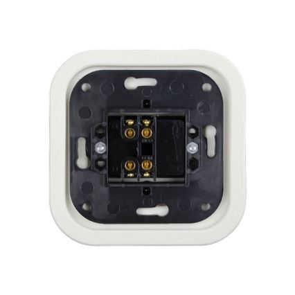 Elhard - Ceramic Retro Serial Switch, Frameless, No. 5, White