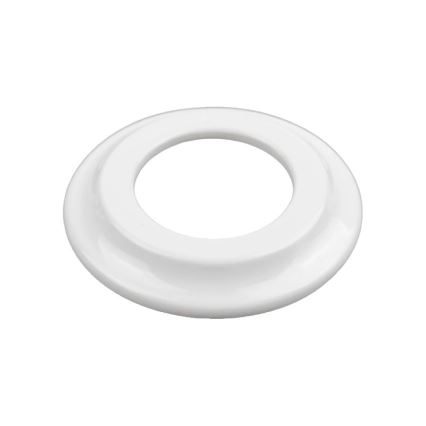 Elhard - Ceramic retro single-pole switch with frame č. 1, white