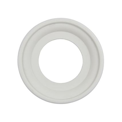 Elhard - Ceramic retro single-pole switch with frame č. 1, white