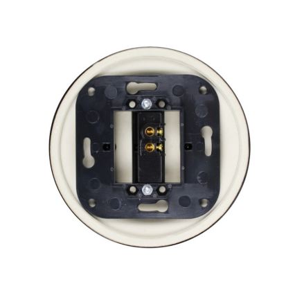 Elhard - Ceramic Retro Single Rocker Switch, Frameless, No. 1, Black