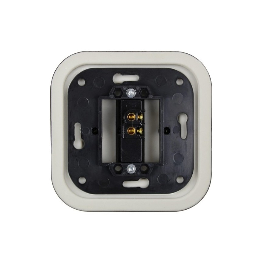 Elhard - Ceramic Retro Single Switch, Frameless, No. 1, Black