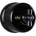 Elhard - Ceramic Retro Staircase Rotary Switch No. 6, Black