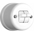 Elhard - Ceramic Retro Venetian Blind Controller with Lever, White