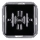 Elhard - Frameless Ceramic Retro Rotary Switch No. 1/0, Black