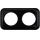 Elhard - Retro Ceramic Double Frame, Black