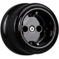Elhard - Retro Ceramic SCHUKO 230V Wall Socket, Black