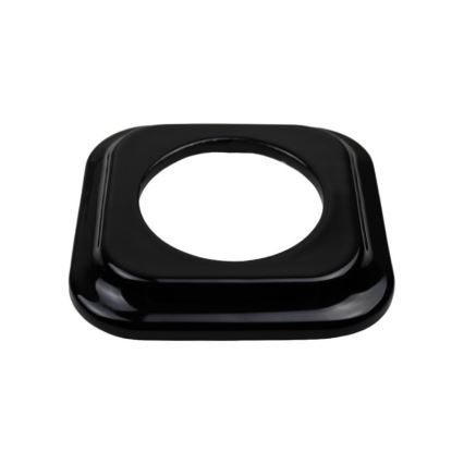Elhard - Retro Ceramic Single-Gang Frame, Black