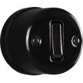 Elhard - Retro Ceramic Single-Pole Switch No. 1, Black