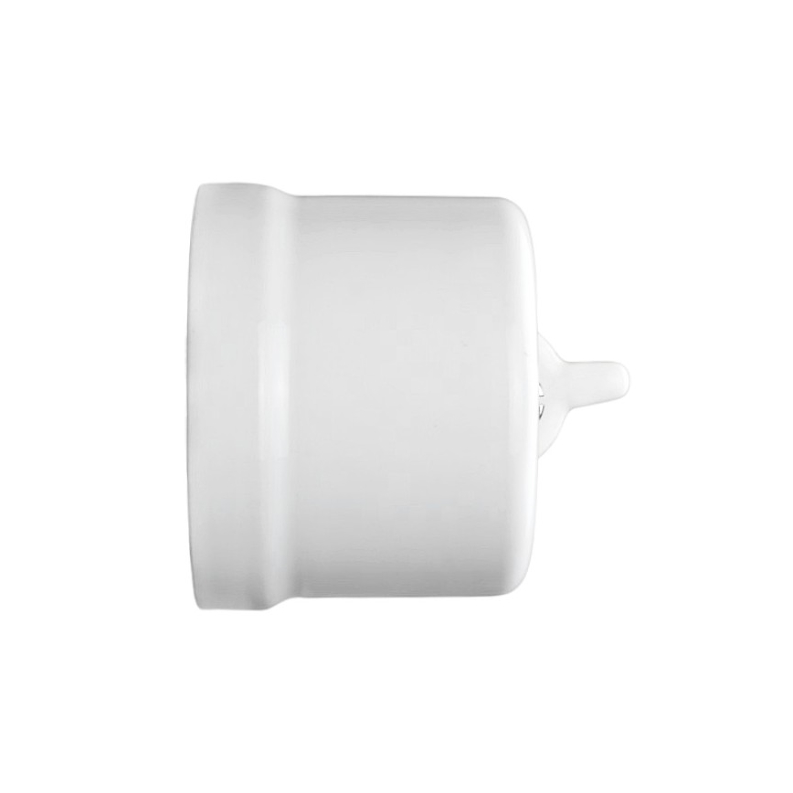Elhard - Retro Ceramic Staircase Toggle Switch with Lever No. 6, White