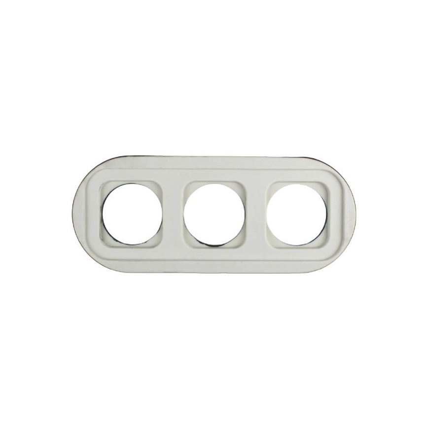 Elhard - Retro Ceramic Triple Frame, Black