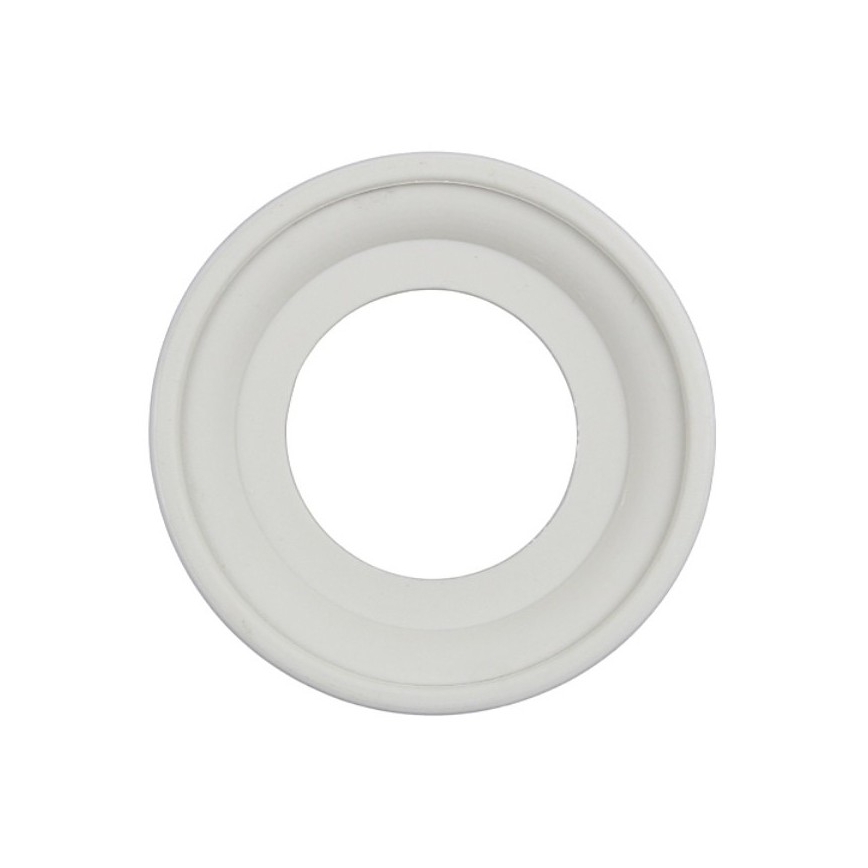 Elhard - Retro ceramic wall socket with frame 230V white