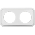Elhard - Retro Double Ceramic Frame, White