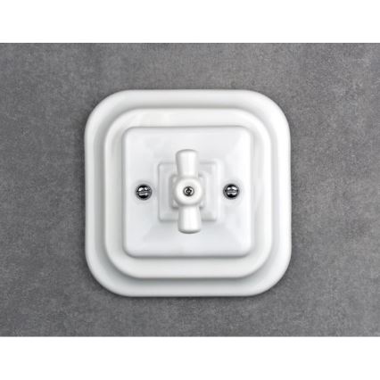 Elhard - Simple Ceramic Retro Frame, White