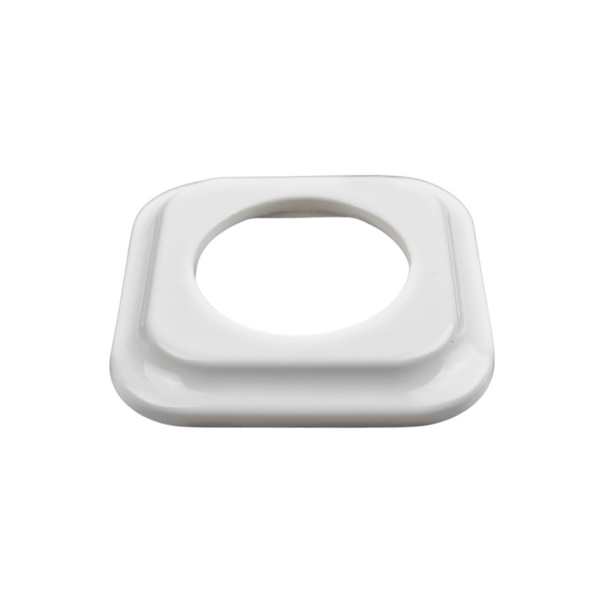 Elhard - Simple Ceramic Retro Frame, White
