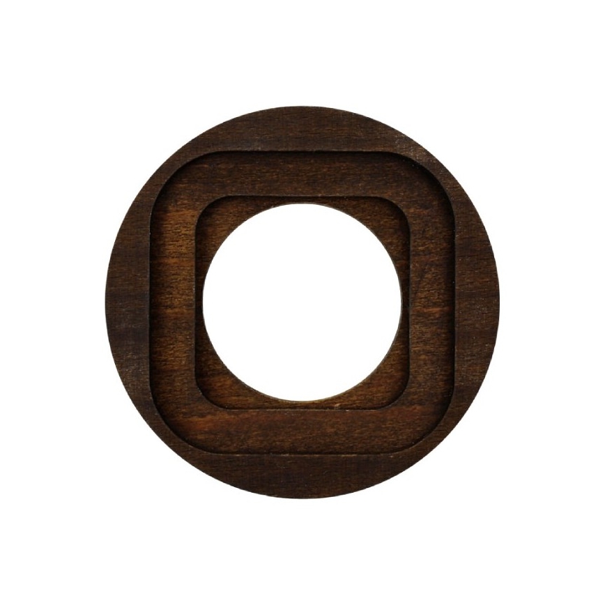 Elhard - Simple Retro Wooden Frame, Dark Wood