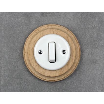 Elhard - Simple Retro Wooden Frame in Light Wood