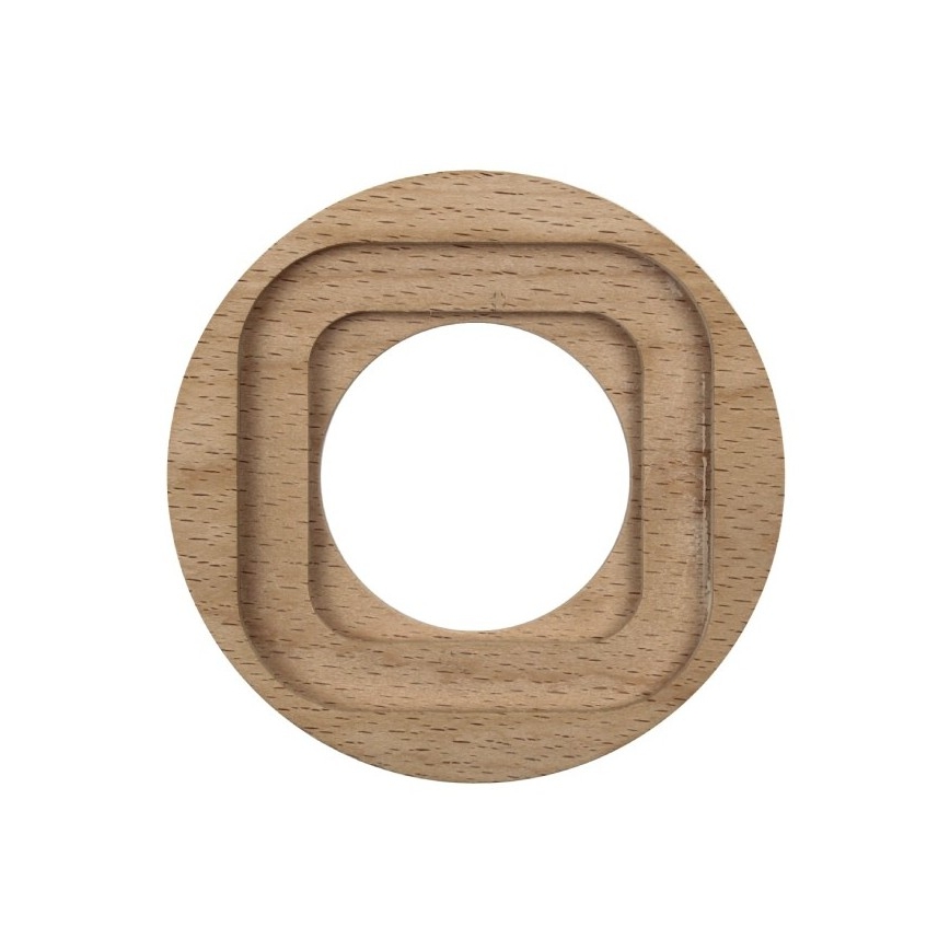 Elhard - Simple Retro Wooden Frame in Light Wood
