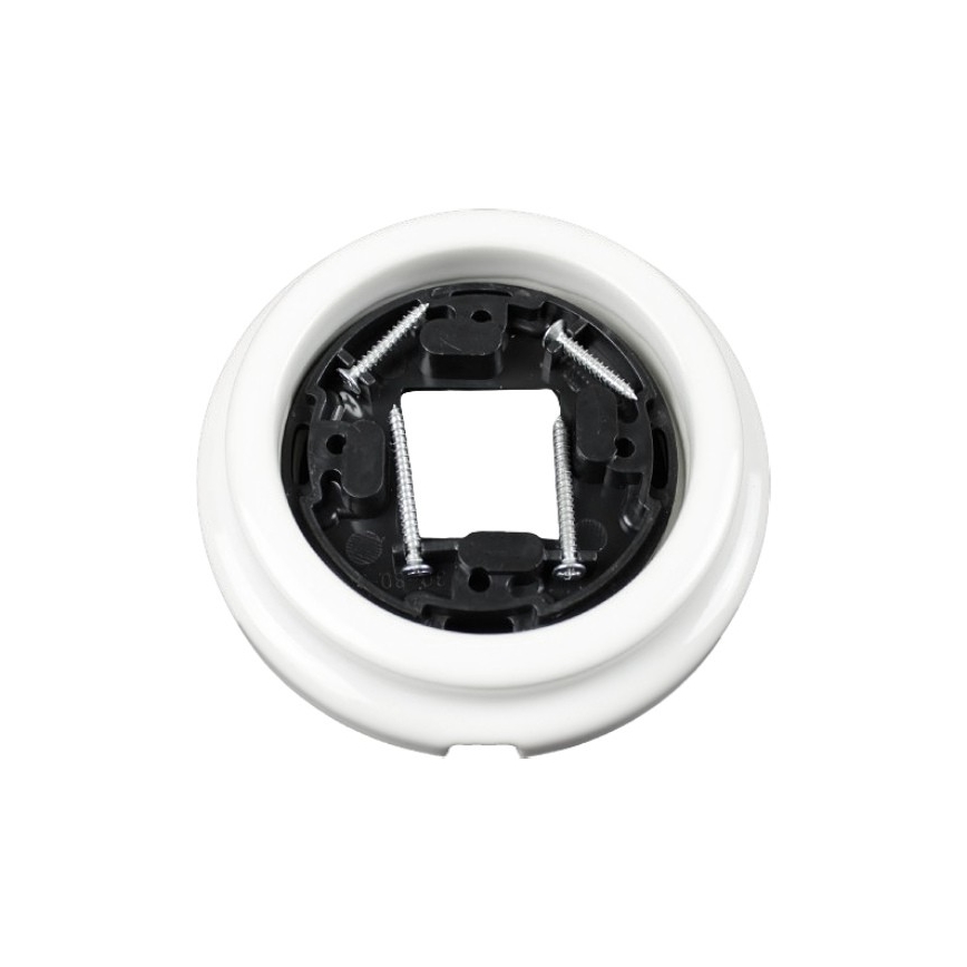 Elhard - Simple White Ceramic Retro Frame