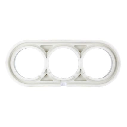 Elhard - White Retro Ceramic Triple Frame