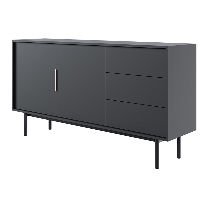 ELI Black Chest of Drawers