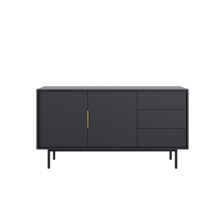 ELI Black Chest of Drawers