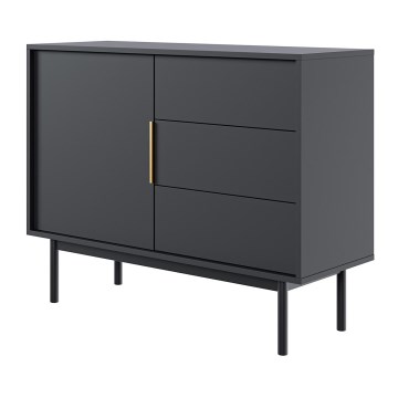 ELI Black Chest of Drawers