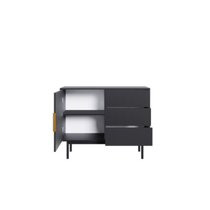 ELI Black Chest of Drawers