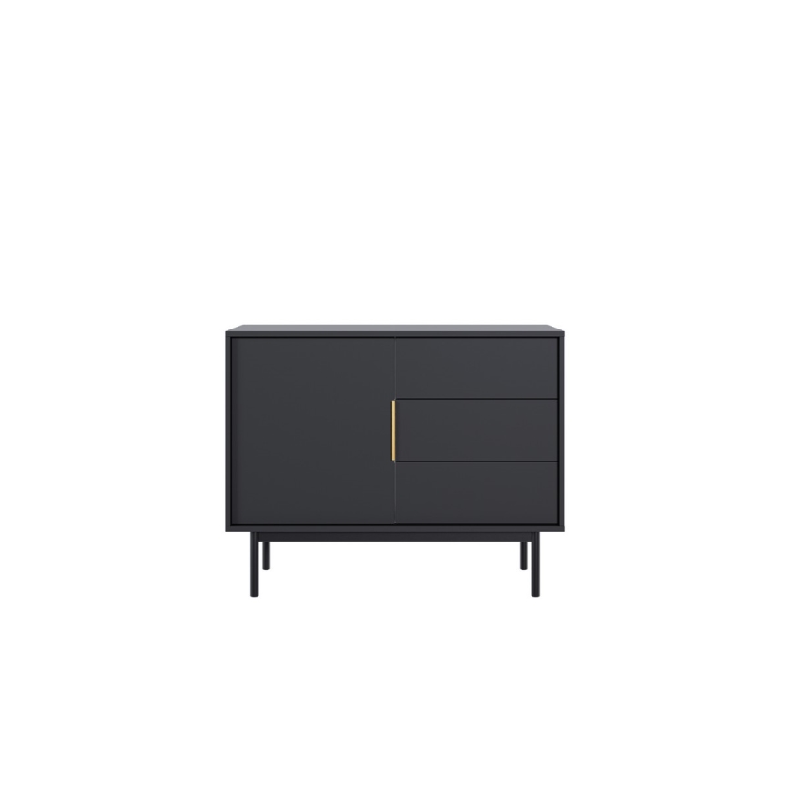 ELI Black Chest of Drawers