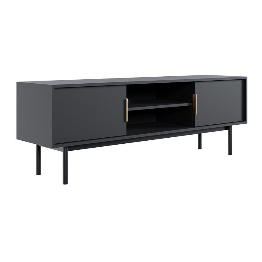 ELI Black TV Stand