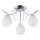 ELLA Flush-Mount Ceiling Light 3xE27/15W/230V, Polished Chrome