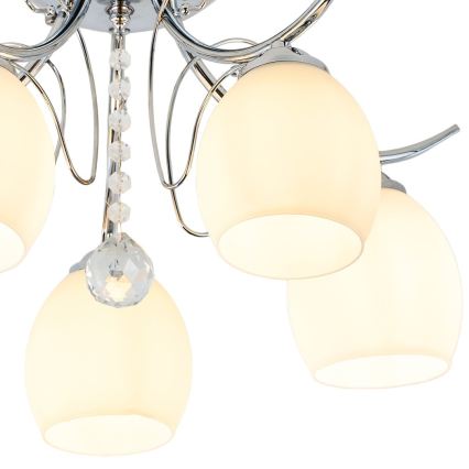 ELLA Flush-Mount Chandelier 5xE27/15W/230V Polished Chrome