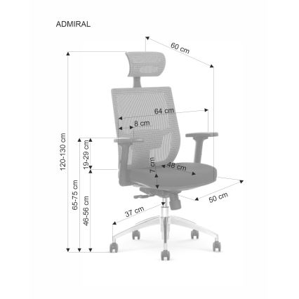 ELMIR Office Chair Black/Grey