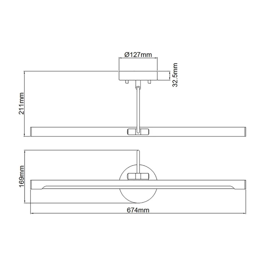 Elstead ALTON-PL-L-BLK - LED Picture light ALTON LED/10W/230V black