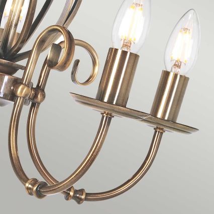 Elstead - Chandelier on a chain ARTISAN 5xE14/60W/230V