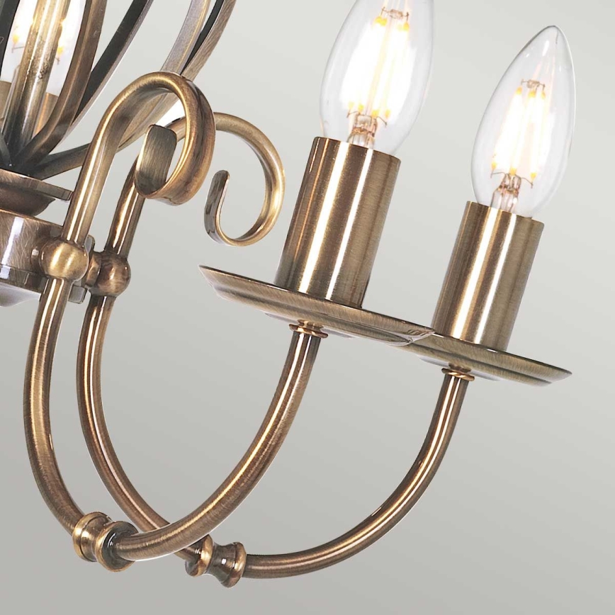 Elstead - Chandelier on a chain ARTISAN 5xE14/60W/230V