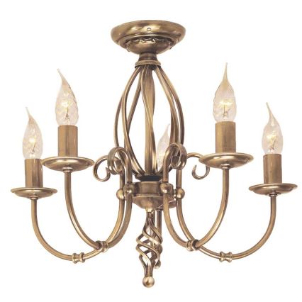 Elstead - Chandelier on a chain ARTISAN 5xE14/60W/230V