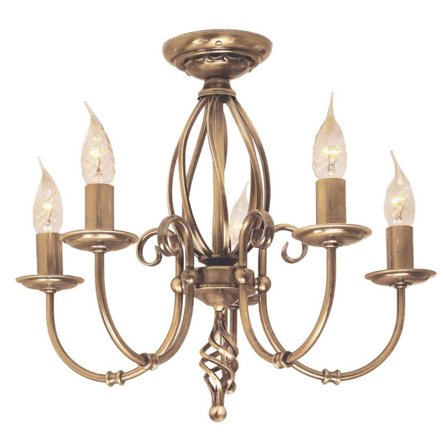 Elstead - Chandelier on a chain ARTISAN 5xE14/60W/230V