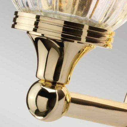 Elstead - LED Bathroom Wall Light AUSTEN 1xG9/3W/230V IP44 Gold Finish