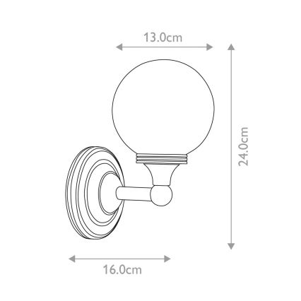 Elstead - LED Bathroom wall light AUSTEN 1xG9/3W/230V IP44