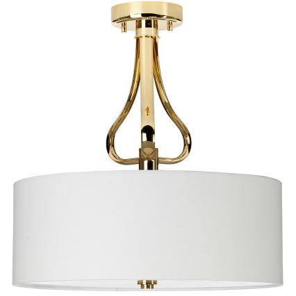 Elstead - LED Bathroom chandelier on a pole FALMOUTH 1xG9/3W/230V IP44 beige/gold