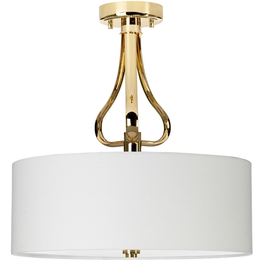 Elstead - LED Bathroom chandelier on a pole FALMOUTH 1xG9/3W/230V IP44 beige/gold