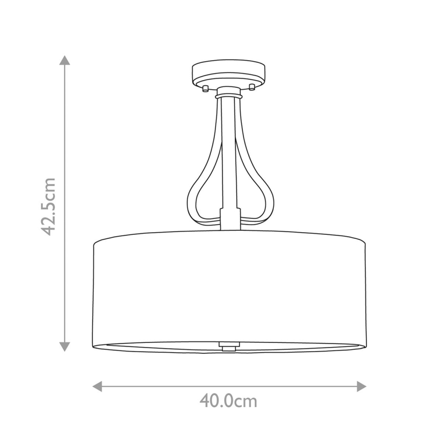 Elstead - LED Bathroom chandelier on a pole FALMOUTH 1xG9/3W/230V IP44 beige/gold