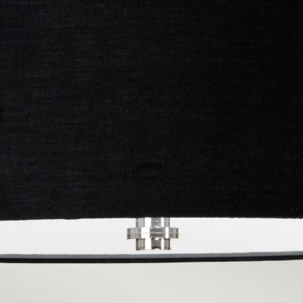 Elstead - LED Bathroom chandelier on a pole FALMOUTH 1xG9/3W/230V IP44 black/shiny chrome