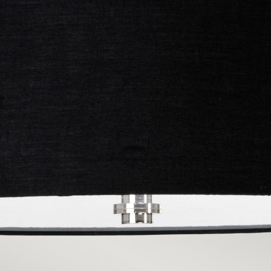 Elstead - LED Bathroom chandelier on a pole FALMOUTH 1xG9/3W/230V IP44 black/shiny chrome
