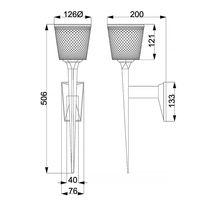 Elstead - LED Bathroom wall light VERITY 1xG9/3W/230V IP44