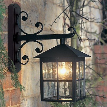Elstead BL19-BLACK - Outdoor wall light WINCHESTER 1xE27/100W/230V IP43