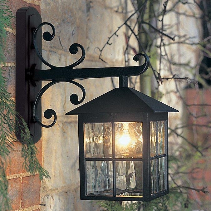 Elstead BL19-BLACK - Outdoor wall light WINCHESTER 1xE27/100W/230V IP43