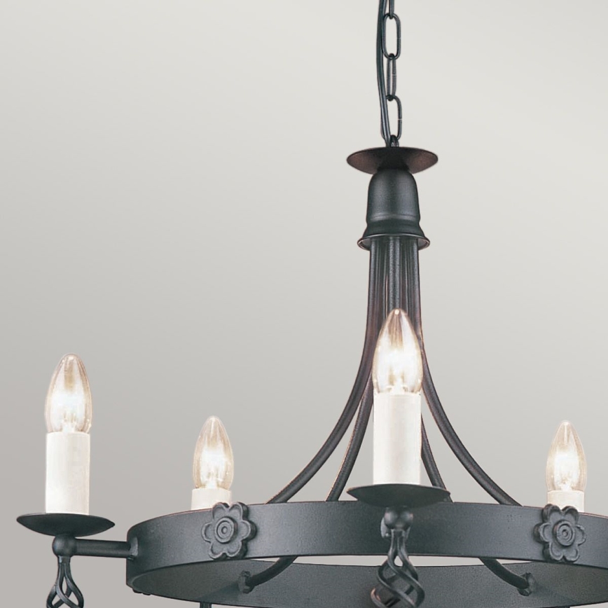 Elstead - Chandelier on a chain BELFRY 5xE14/60W/230V
