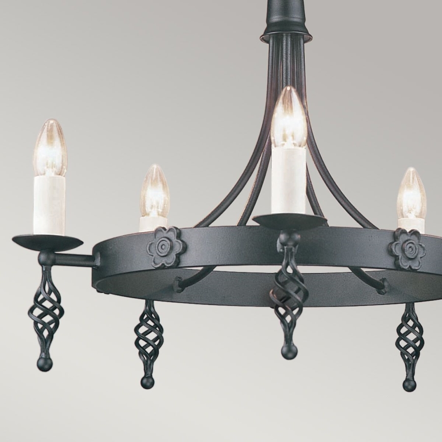 Elstead - Chandelier on a chain BELFRY 5xE14/60W/230V